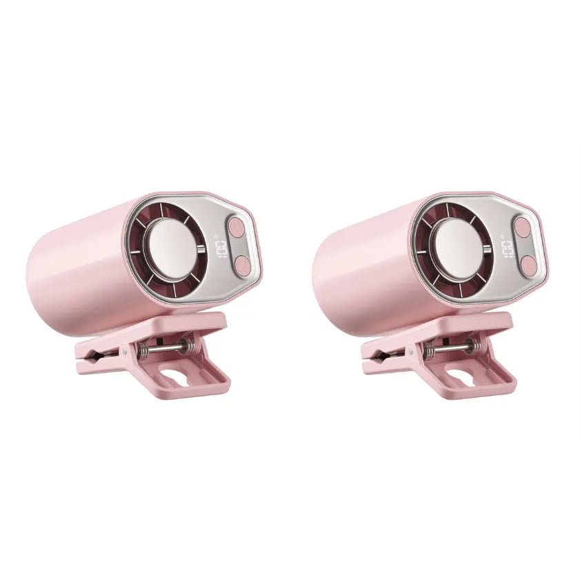 Semiconductor Cooling Car Clip-On Fan (2 Pack)