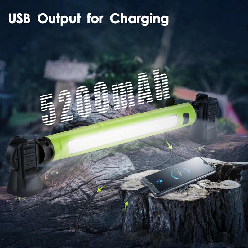 3000LM Work Light Flashlight, 5200mAh Rechargeable Underhood Lighting